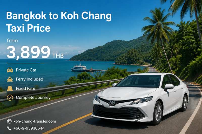 Taxi from Bangkok to Koh Chang price
