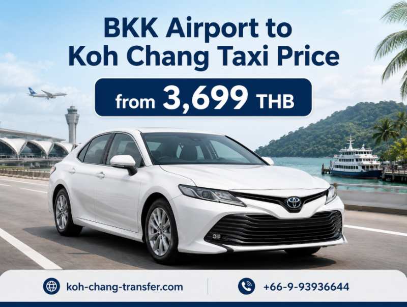 Taxi price from BKK Airport to Koh Chang