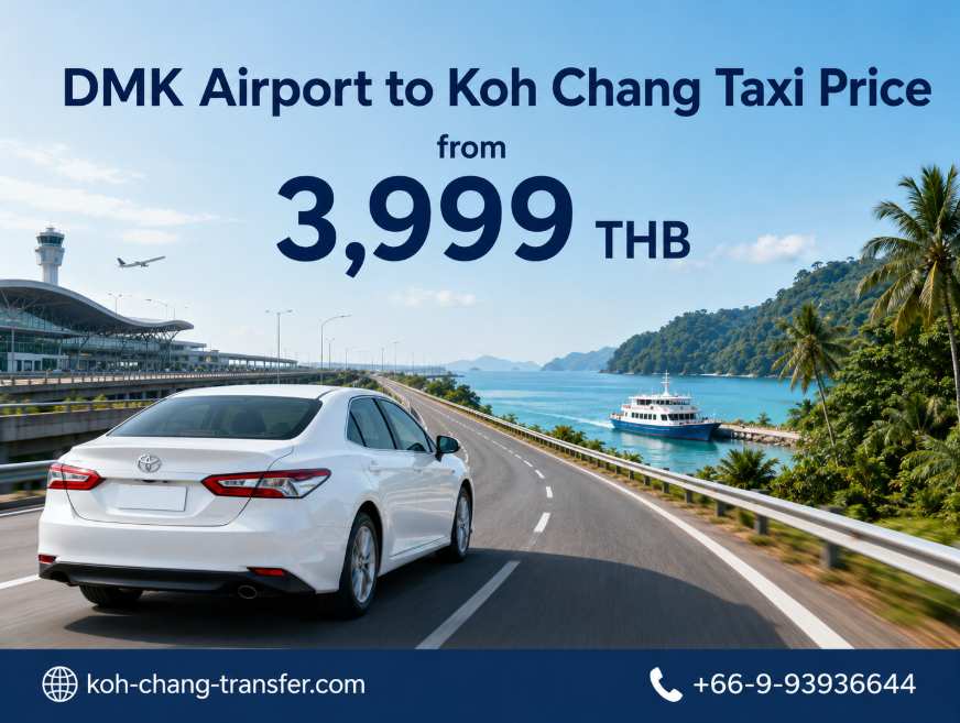 Taxi price from DMK Airport to Koh Chang